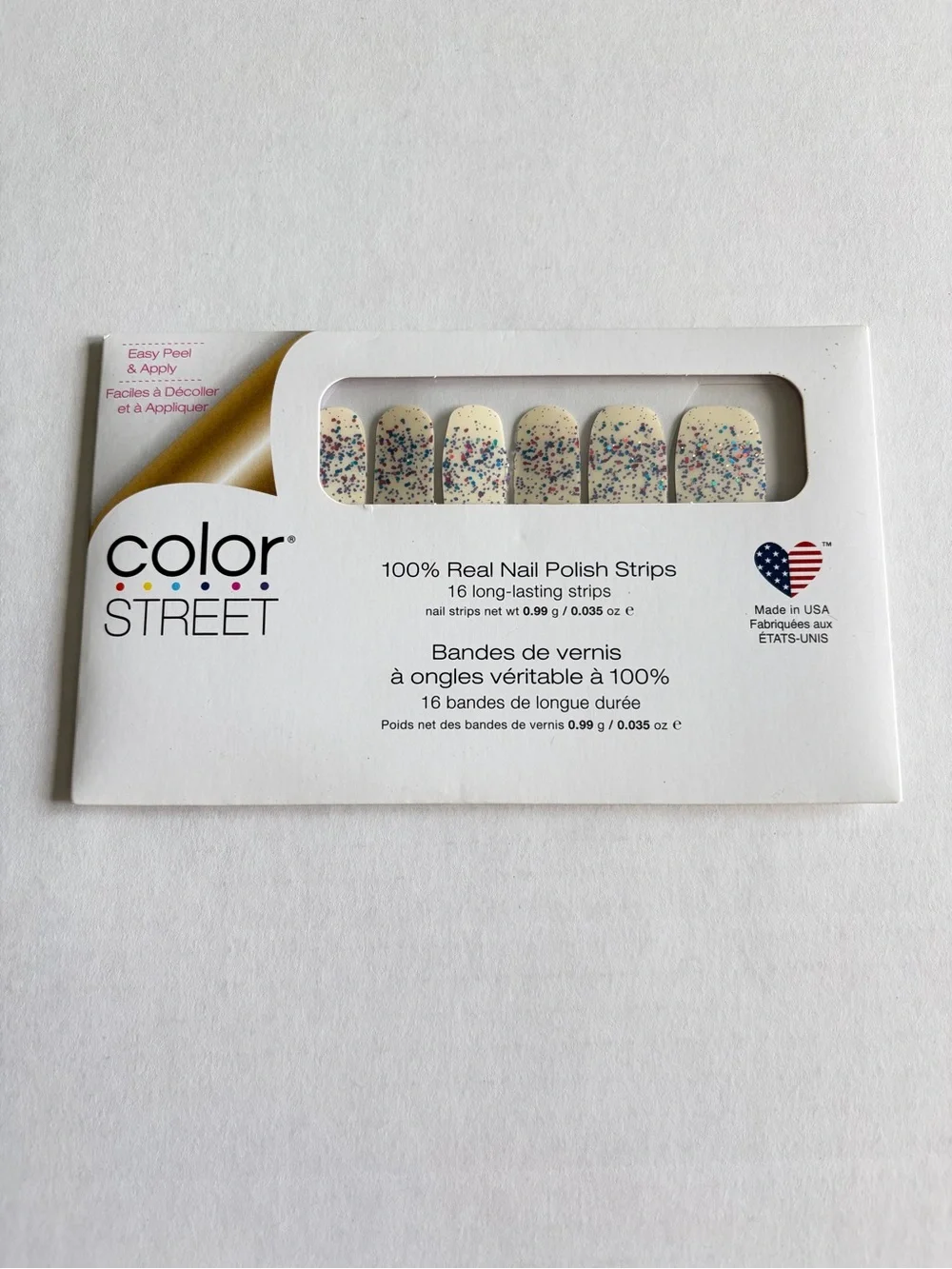 *Retired* Color Street: Less Bitter, More Glitter | Blue Pink Pastel Sparkle